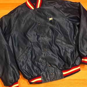 Vintage 3M satin jacket  size xl