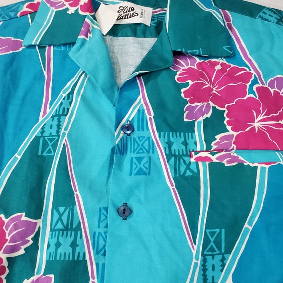 Vintage Hawaiian button-up size large - image 2