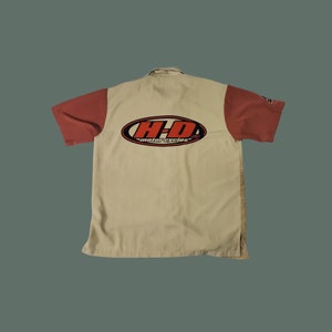 Vintage short sleeve  Harley Davidson button down size xl