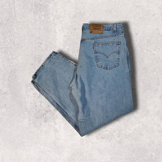 Vintage Levi's 550 Orange Tab Jeans Relaxed Fit W42 L32 | Etsy