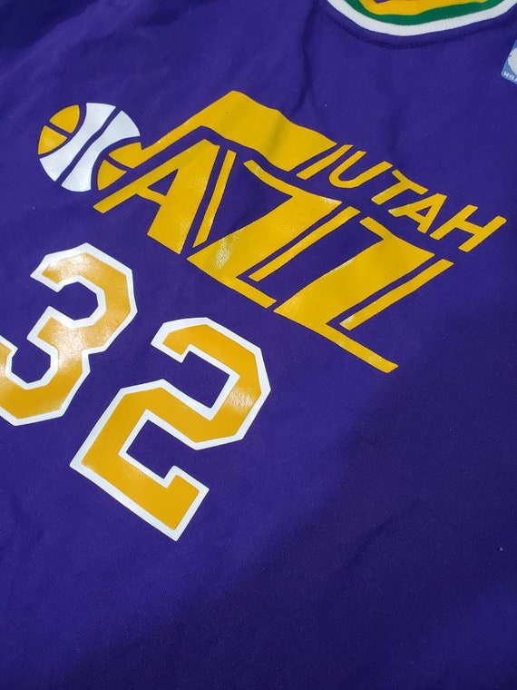 Maillot Basket Vintage Utah Jazz – Starter – Taille L – Authentique Années 90