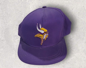 Vintage 80s Minnesota Vikings ajd snapback made is usa