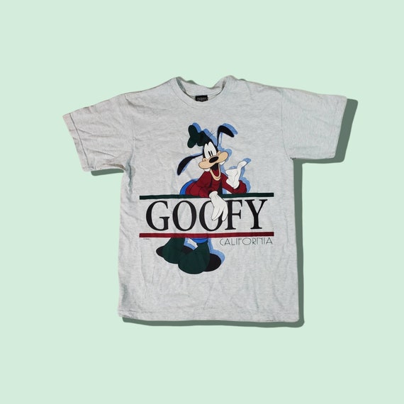 Vintage disney goofy double sided tshirt size med… - image 1