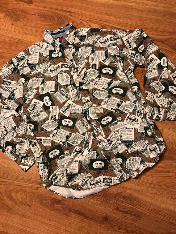 Vintage Tommy Hilfiger button up size medium