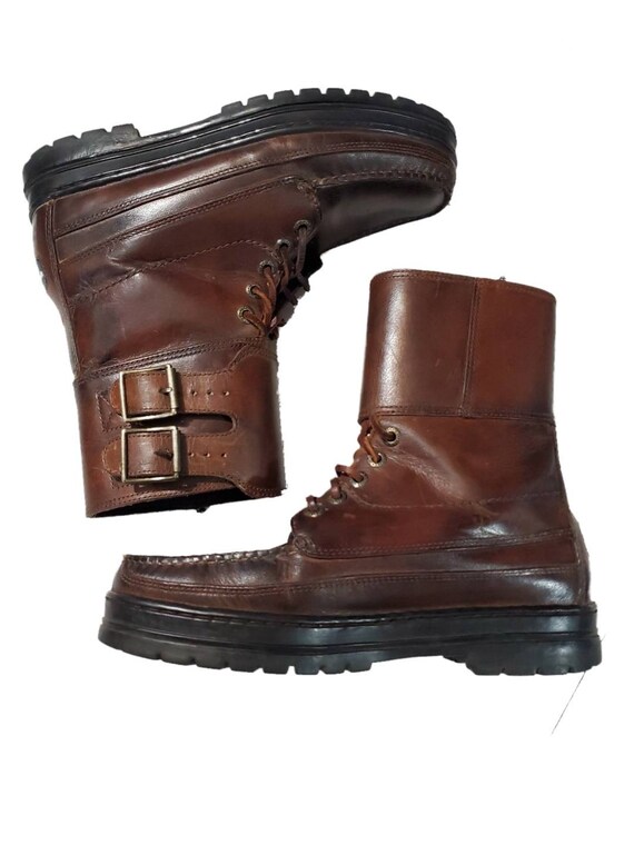 polo ralph lauren leather boots