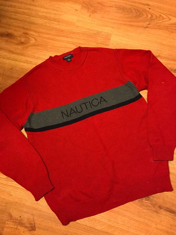 Vintage nautica sweater size large