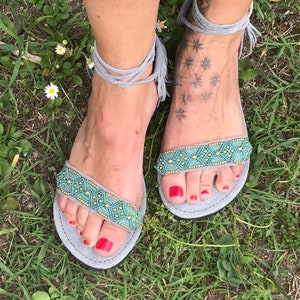 LIMITED EDITION Macrame sandals, macrame sandals, women sandals, summer shoes, summer sandals, boho sandals, leathers sandals