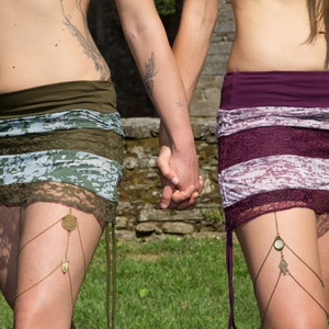 Mini Skirt with lace