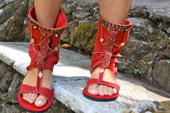 Sandalias étnicas macramá | Etsy México