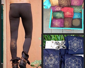 Sacred geometry leggings