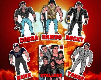 The Stallone Sticker & Print Set Limited Edition Of 20