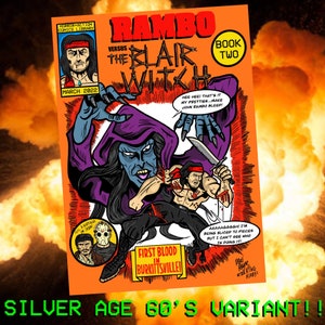 Rambo VS The Blair Witch Book Two Standard edition (Silver Age 60’s Variant Cover)