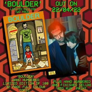 BOULDER. Limited Edition The Shining Bootleg Full Colour Comic With Deluxe A5 Print