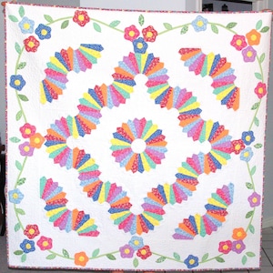 Slice of Dresden Pie - digital quilt pattern - downloadable