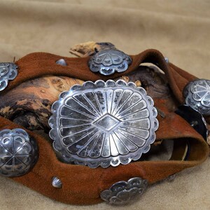 Vintage Navajo Sterling Silver Suede Leather Concho Belt Etsy Vintage Navajo Sterling Silver Suede Leather Concho Belt Etsy