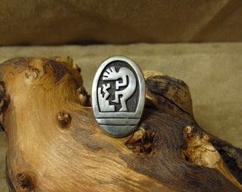 Sterling Silver Kokopelli Ring - Size 7 1/4