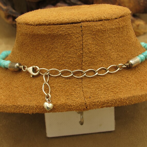 Lovely Lightweight Vintage Turquoise Beaded Neckl… - image 5