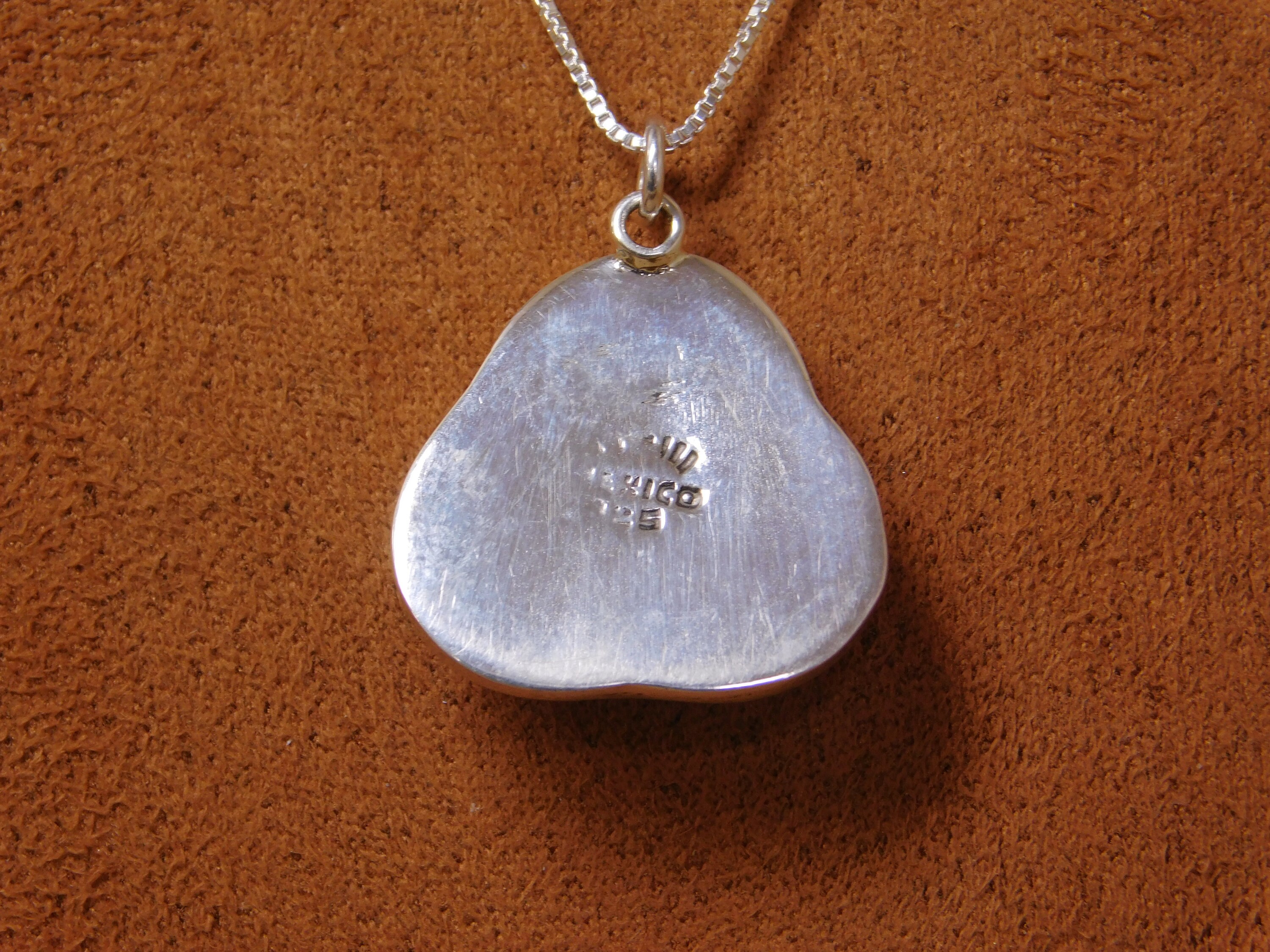 Vintage Mexican Jet Sterling Silver Necklace - Etsy