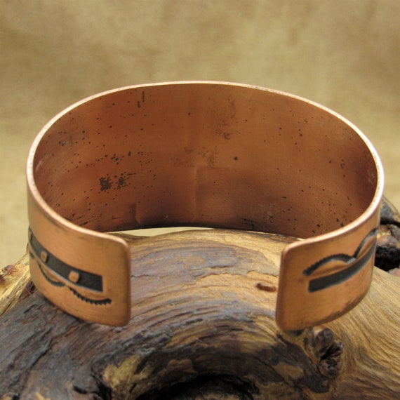 Copper Southwest Cuff Bracelet - image 4