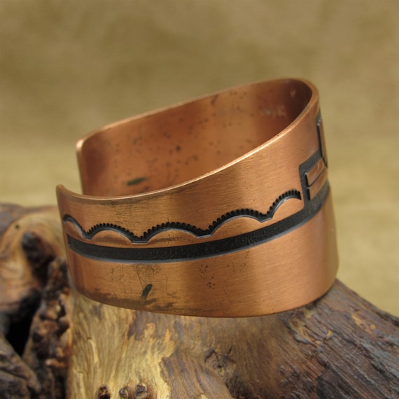 Copper Southwest Cuff Bracelet - image 2