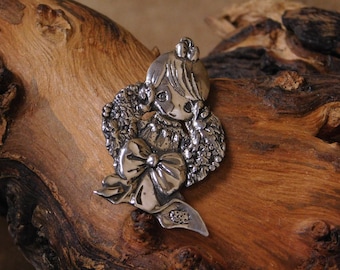 Broche Vintage Georg Jensen N°325 De Henning Koppel - Argent Sterling 925, Signée, Occasion