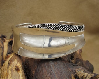 Sterling Silver Cuff Bracelet 925 Thailand Michael Dawkins