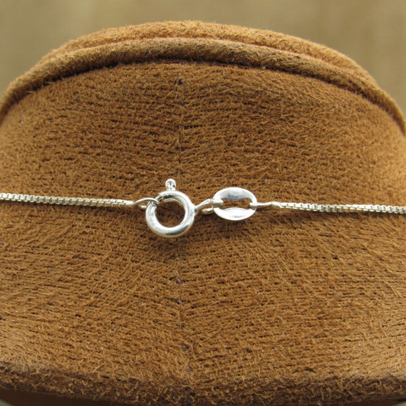 Sterling Silver Flower Pendant and Necklace - image 6