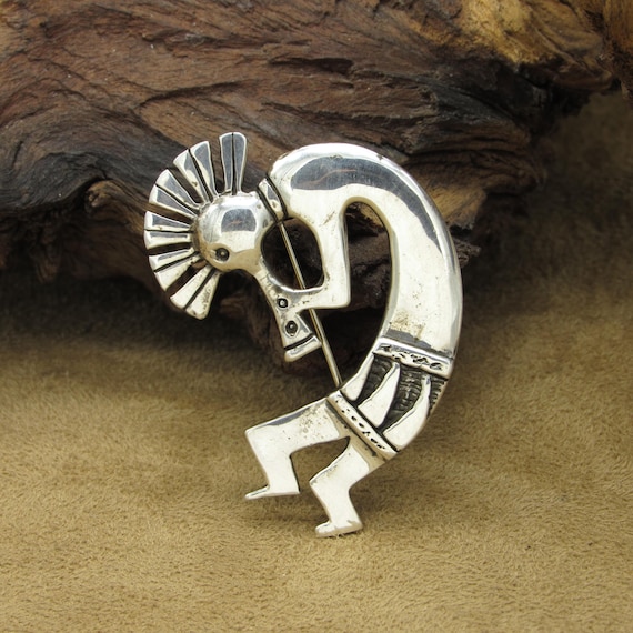 Sterling Silver Kokopelli Pin