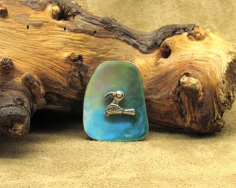 Graziella Laffi Sterling Silver Vintage Peru Turquoise & Lapis