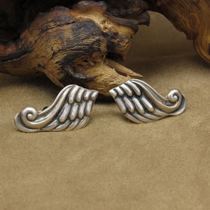 Vintage Sterling Silver Screw Back Earrings from Mexico