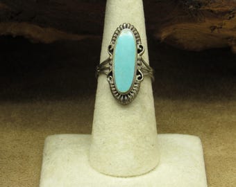 Vintage Sterling Silver Ring by Navajo Artist Darin Bill