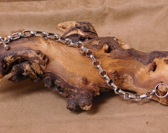 Vintage Sterling Silver Chain Bracelet