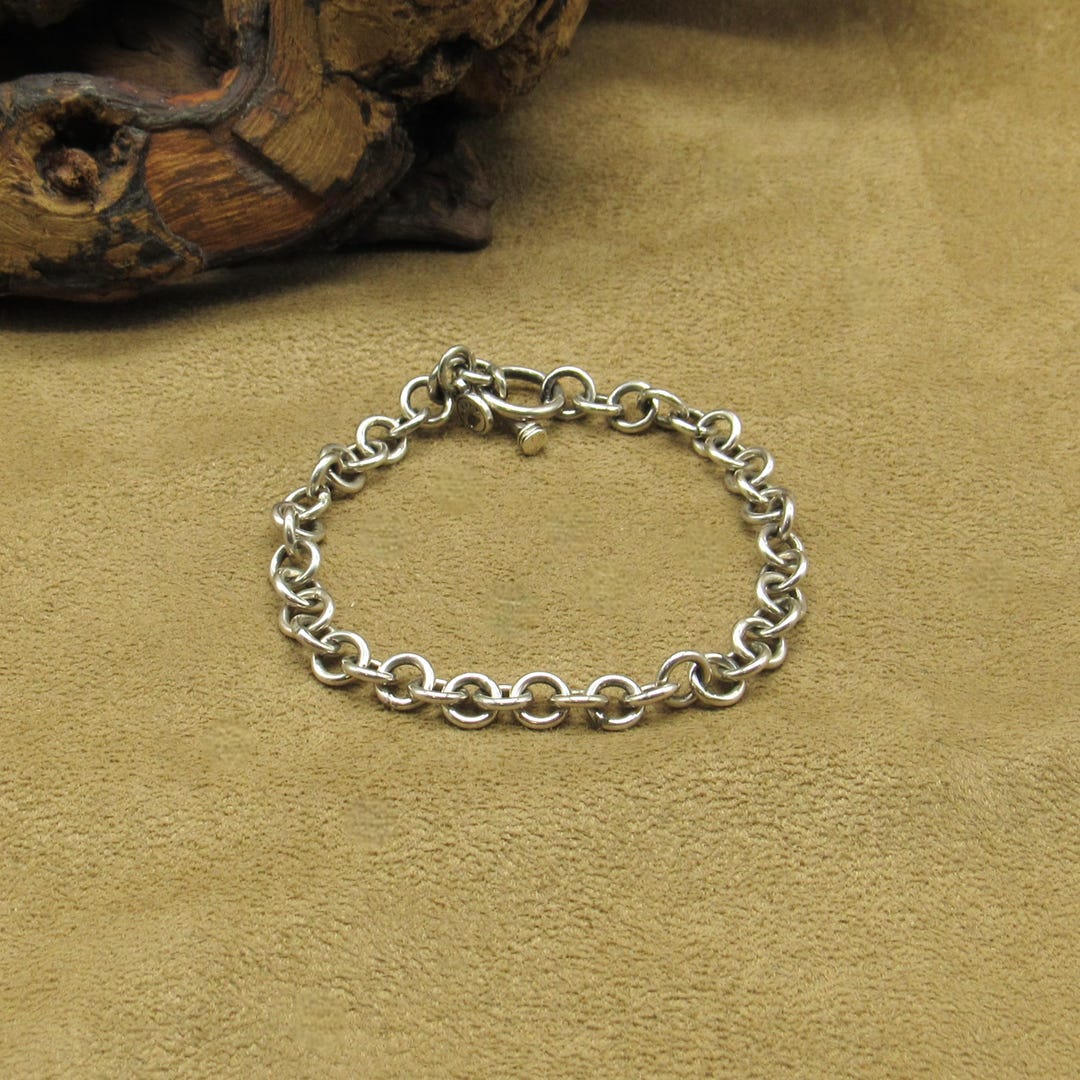 Sterling Silver TBC Boyd's Bears Cable Chain Bracelet - Etsy