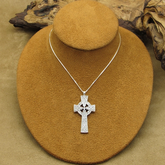 Sterling Silver Celtic Cross Necklace