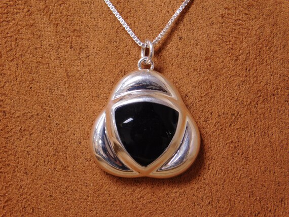 アクセサリー Vintage Mexican silver necklace charm Vintage Tane Mexican Sterling Silver Pendulum Collar
