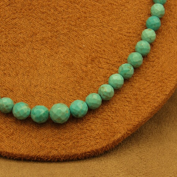 Lovely Lightweight Vintage Turquoise Beaded Neckl… - image 2