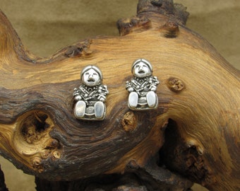 Sterling Silver Southwest Story Teller Post Earrings