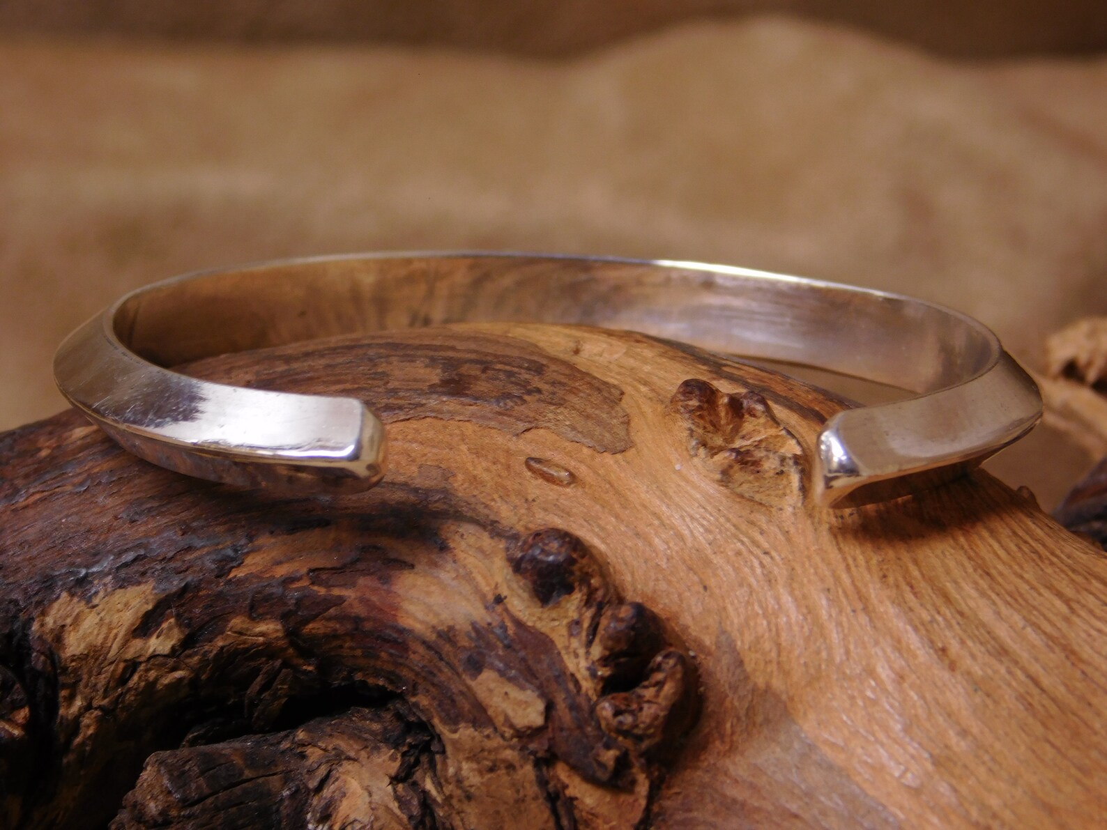Sterling Silver Stamped Watch Cuff