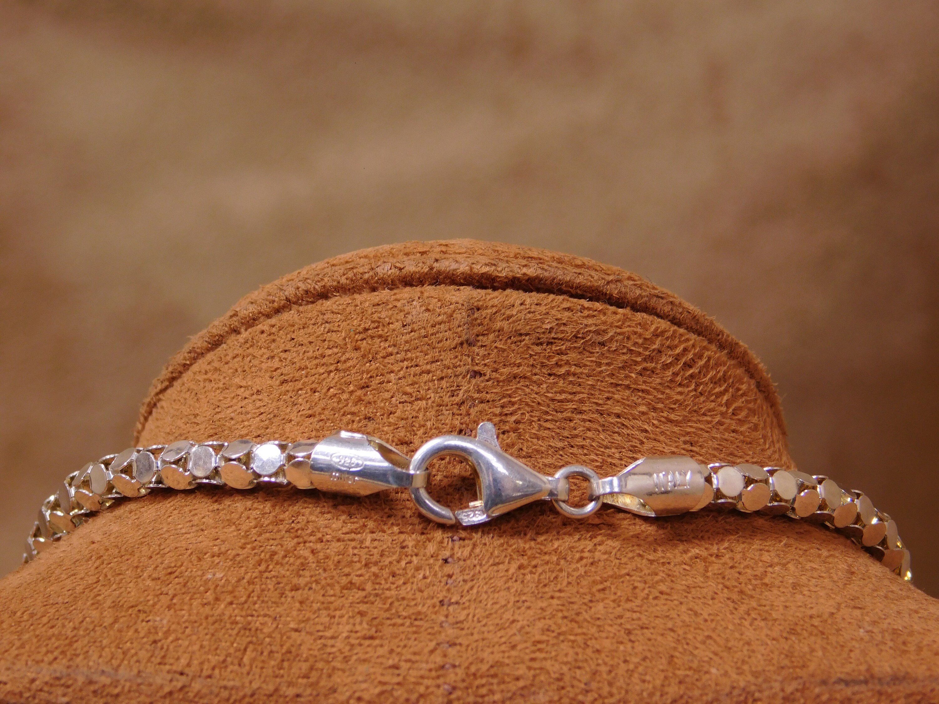 Long Vintage Sterling Silver Round Chain Necklace - Etsy