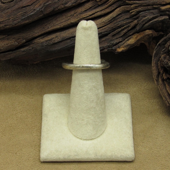 Sterling Silver and Brass Stackable Ring Size 5 - image 4