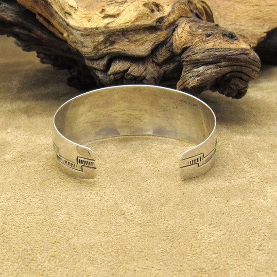Vintage Sterling Silver Cuff Bracelet Stamped Mexico - Etsy