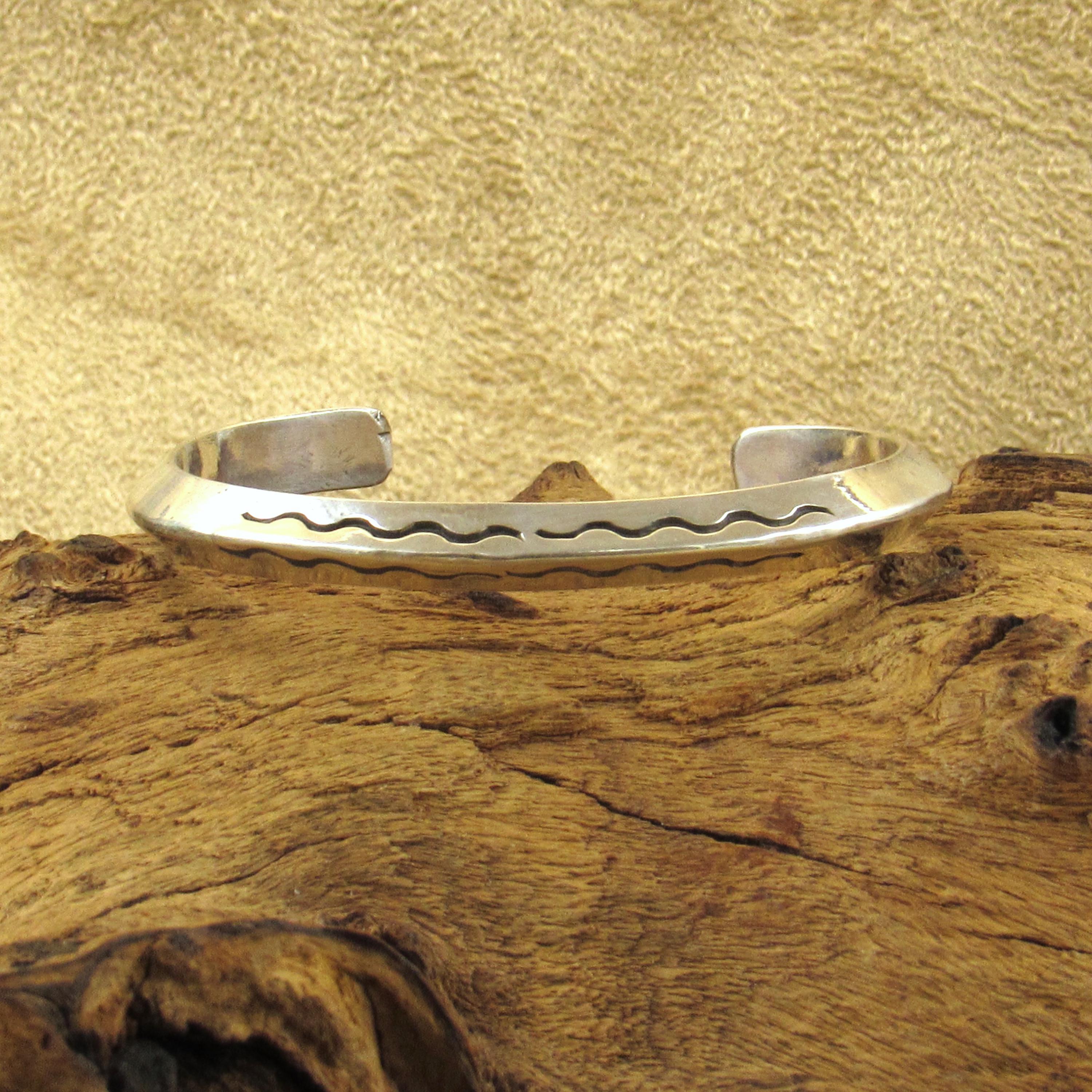 Silver Triangle Cuff Bracelet - Etsy