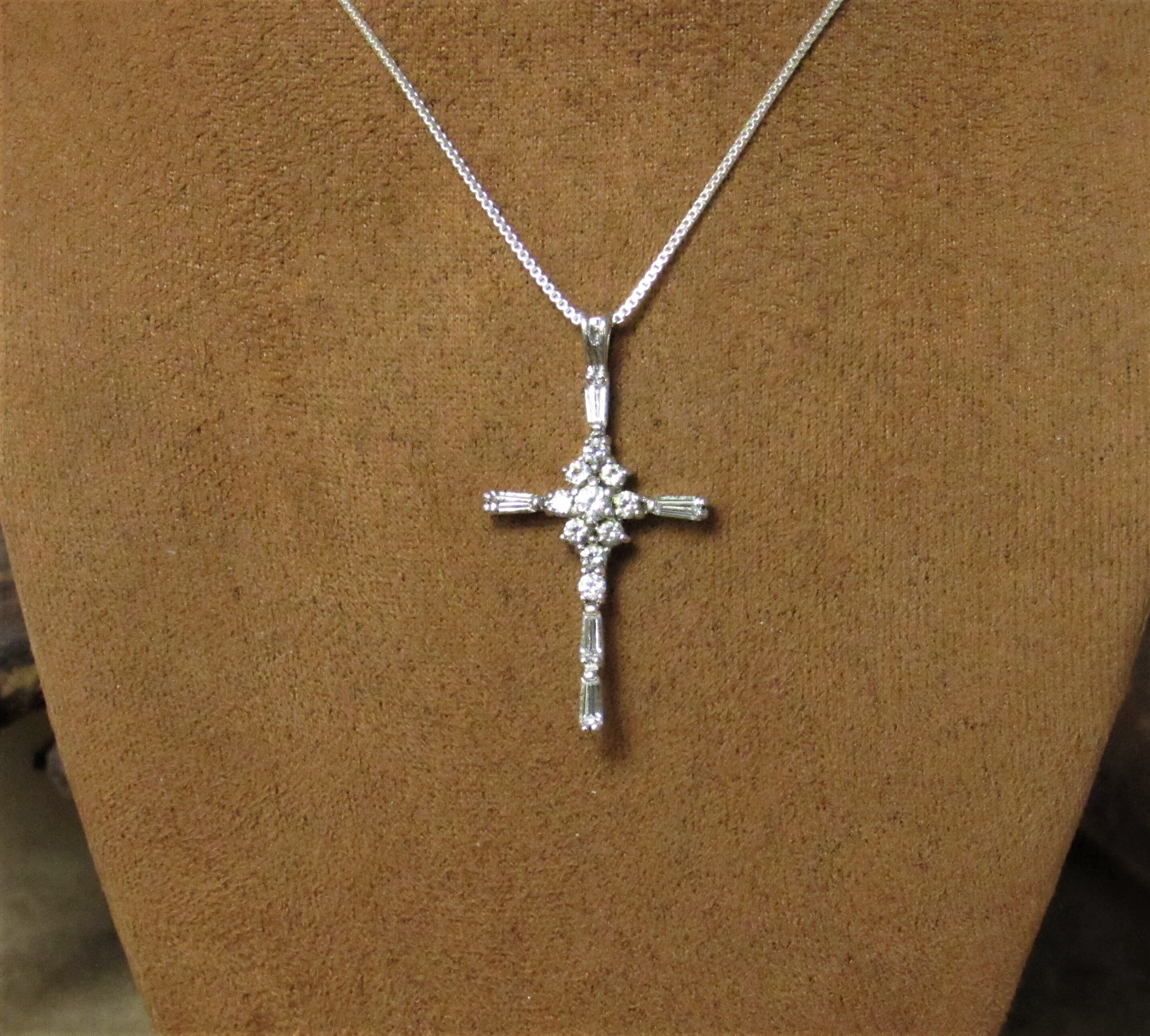 DBJ Sterling Silver and Faceted Stone 
