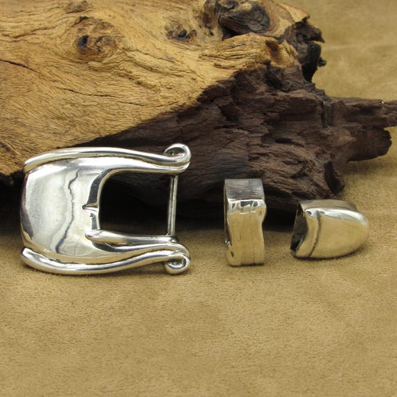 Sterling Silver Ranger Belt Buckle Set From Mexico - Etsy display picture 1