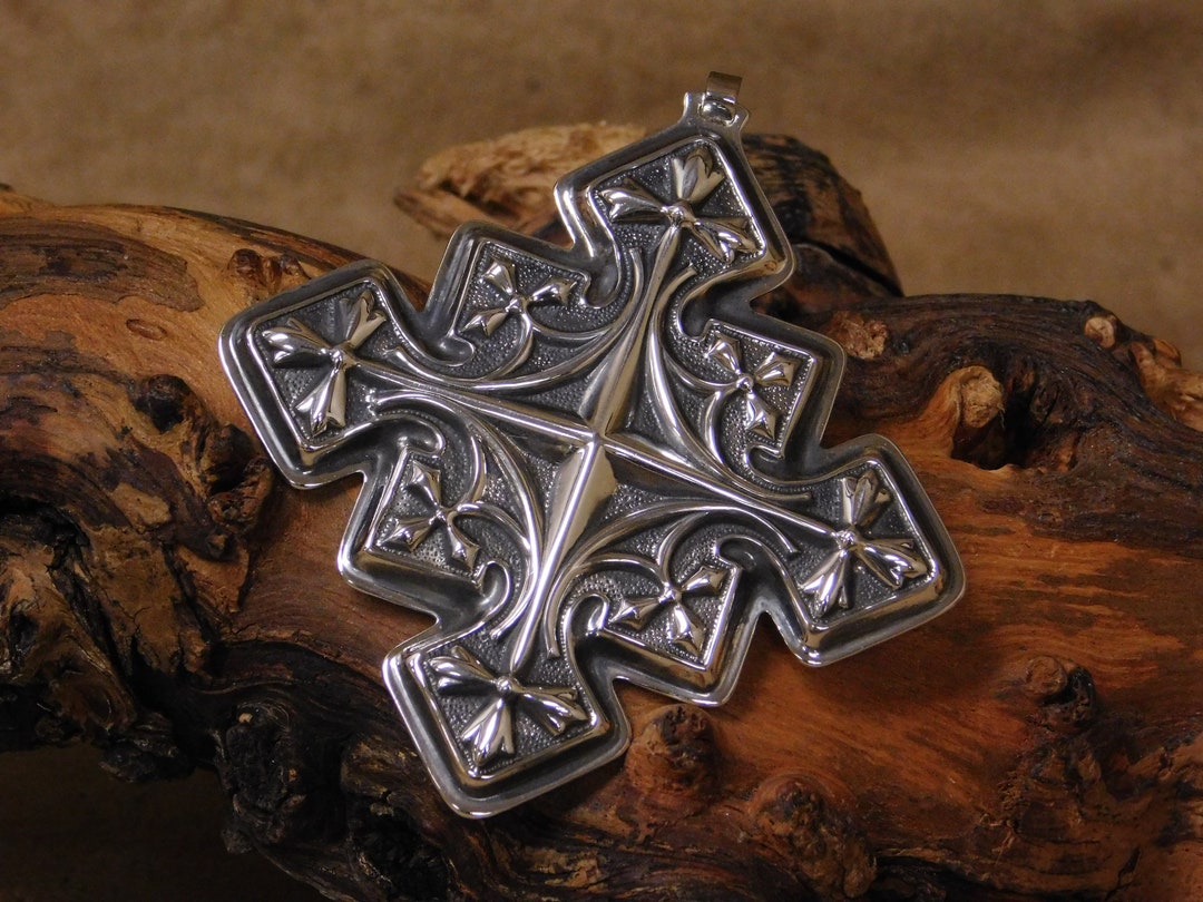 Vintage Sterling Silver Reed and Barton Christmas Cross Etsy