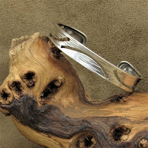 Sterling Silver Cuff Bracelet with Cut Out Design