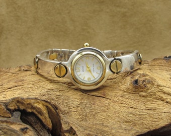 Ecclissi Sterling Silver Watch with Toggle Clasp, 62g, Women\'s‎ Bracelet Vintage Ecclissi Sterling Silver Watch With Toggle Clasp, 62g  main image 2