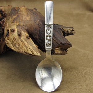 S000007 Sterling Silver Baby Spoon Solid Hallmarked 925 