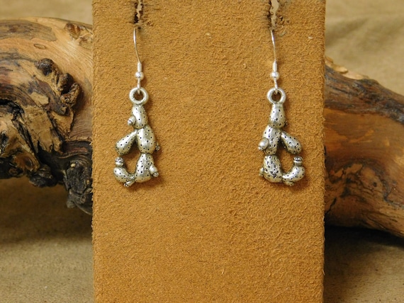 Vintage Sterling Silver Prickly Pear Earrings - image 1