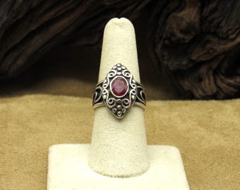 Vintage Sterling Silver Ring by Navajo Artist Darin Bill
